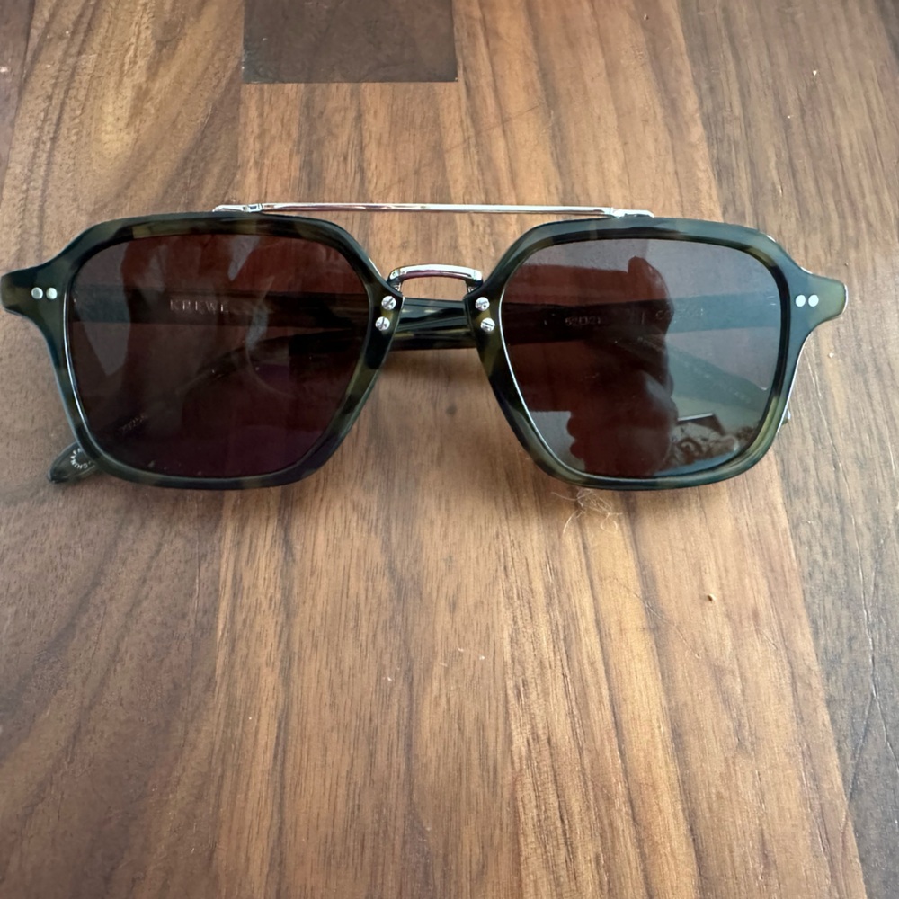 KREWE Colton Tortuga Silver sunglasses